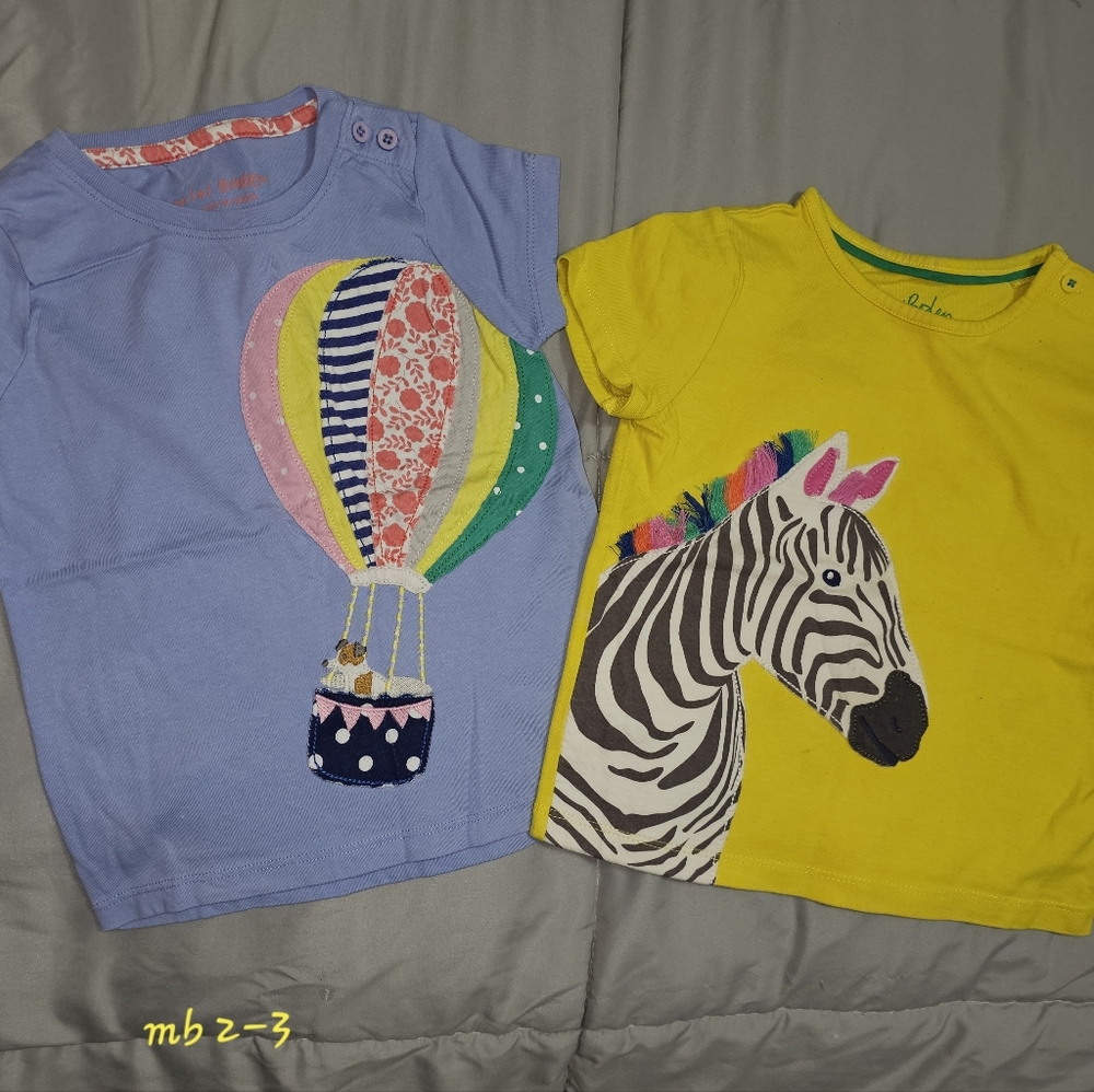Boden  Graphic T-Shirts - Zebra and Hot Air Balloon